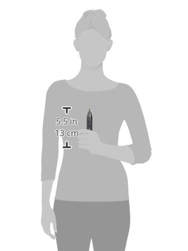 ConairMan Nose Hair Trimmer for Men, For Nose, Ear, and Eyebrows, Patent 360 Bevel Blade for No Pull, No Snag Trimming Experience, Cordless Trimmer 2 piece Set with Detail and Shaver Attachments