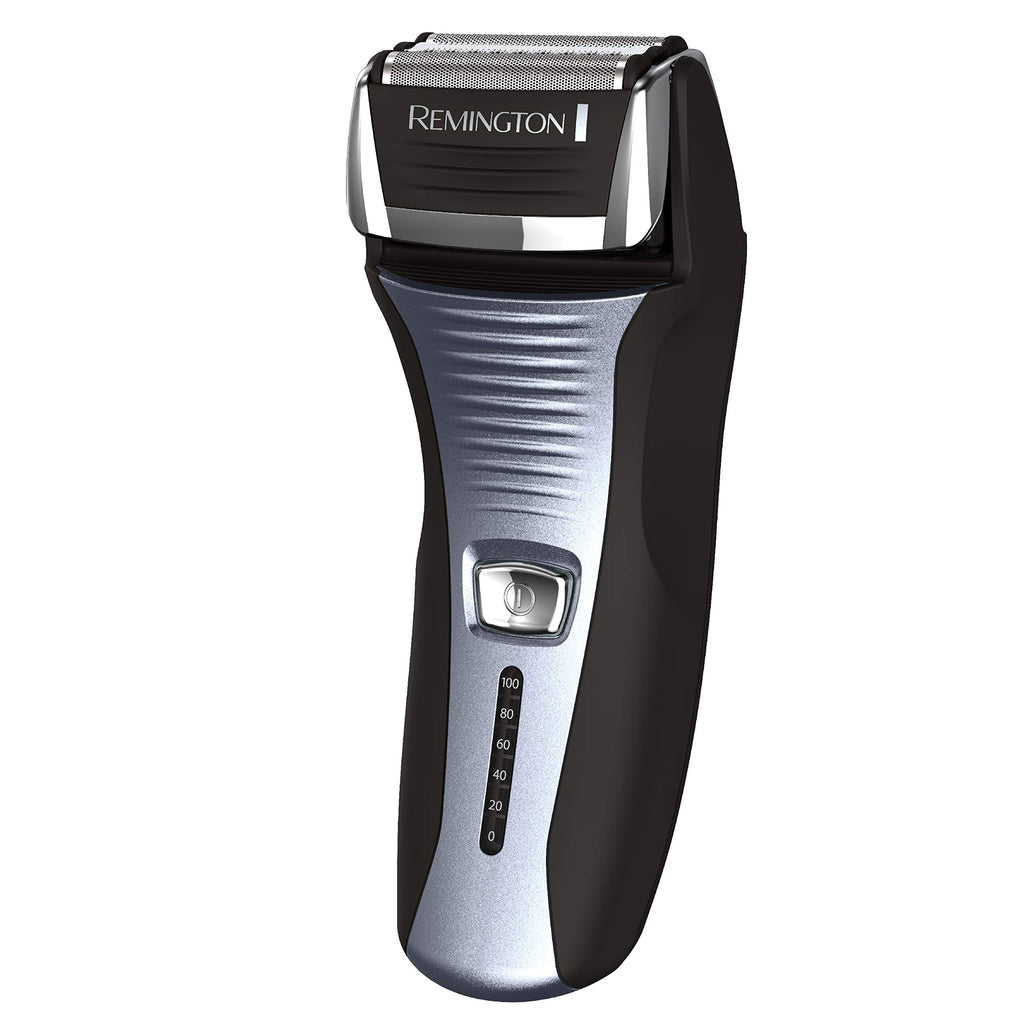 Remington F5 Power Series Foil Shaver, Electric Razor for Men, Cordless Rechargeable with Pop Up Trimmer, Pivot & FlexFoil Technology, Lightweight Handheld Design, Black